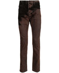 Jeans di velluto marrone scuro di DSQUARED2