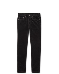 Jeans di velluto neri di Massimo Alba