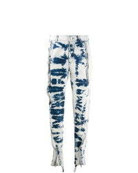 Jeans effetto tie-dye blu scuro di Stella McCartney