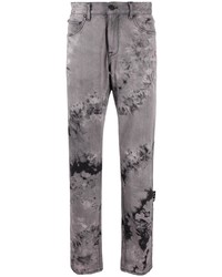 Jeans effetto tie-dye grigi di Off-White