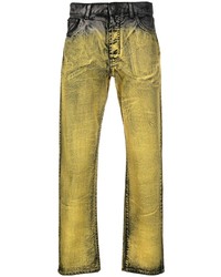Jeans gialli di Moschino