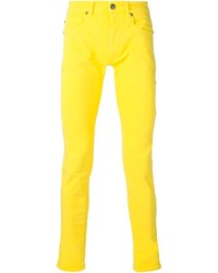 Jeans gialli di Versace