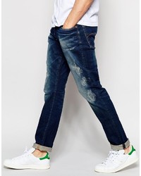 Jeans in pelle blu scuro di G Star