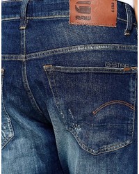 Jeans in pelle blu scuro di G Star