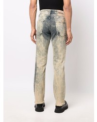 Jeans in pelle marrone chiaro di Just Cavalli