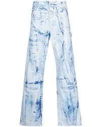 Jeans lavaggio acido azzurri di Heron Preston