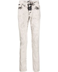Jeans lavaggio acido bianchi di Philipp Plein