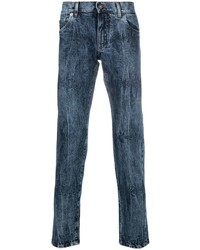 Jeans lavaggio acido blu scuro di Dolce & Gabbana