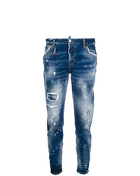 Jeans lavaggio acido blu scuro di Dsquared2