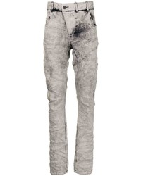 Jeans lavaggio acido grigi di Boris Bidjan Saberi