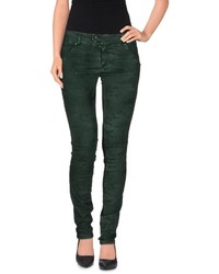 Jeans mimetici verde scuro