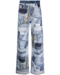 Jeans patchwork azzurri di Andersson Bell