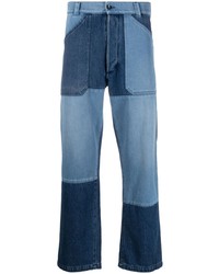 Jeans patchwork azzurri di Etro