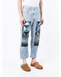Jeans patchwork azzurri di Children Of The Discordance