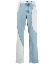 Jeans patchwork azzurri di Off-White