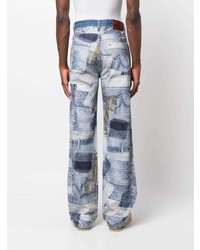 Jeans patchwork azzurri di Andersson Bell