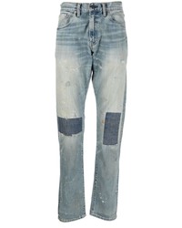 Jeans patchwork azzurri di Ralph Lauren RRL
