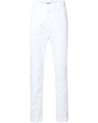 Jeans patchwork bianchi