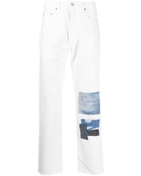 Jeans patchwork bianchi di Levi's