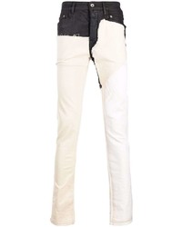 Jeans patchwork bianchi di Rick Owens