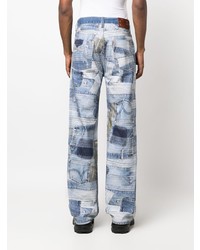 Jeans patchwork blu scuro di Andersson Bell