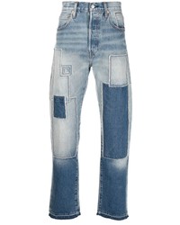 Jeans patchwork blu di Levi's Made & Crafted