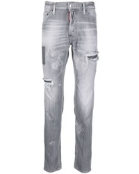 Jeans patchwork grigi di DSQUARED2