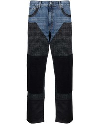 Jeans patchwork grigio scuro di Junya Watanabe MAN