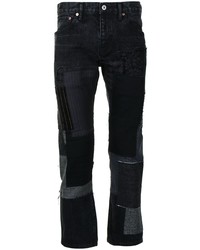 Jeans patchwork neri di Junya Watanabe MAN