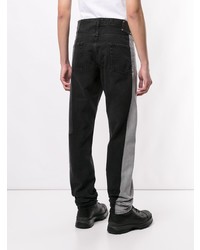Jeans patchwork neri di Heron Preston