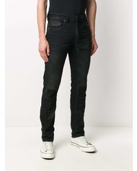 Jeans patchwork neri di Diesel
