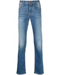 Jeans ricamati azzurri di Jacob Cohen