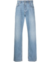 Jeans ricamati azzurri di Stefan Cooke