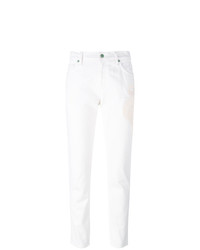Jeans ricamati bianchi di Sandrine Rose