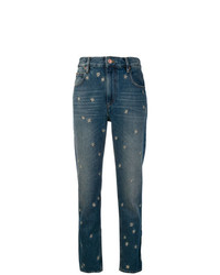 Jeans ricamati blu di Isabel Marant Etoile