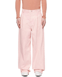 Jeans rosa di Dries Van Noten