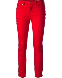 Jeans rossi di Alexander McQueen