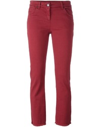 Jeans rossi di Brunello Cucinelli
