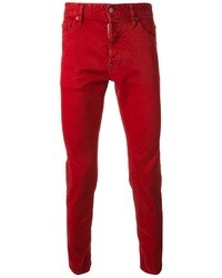 Jeans rossi di DSquared