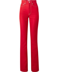 Jeans rossi di Helmut Lang