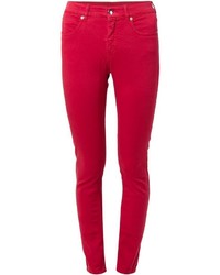 Jeans rossi di MM6 MAISON MARGIELA
