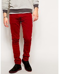 Jeans rossi di Nudie Jeans