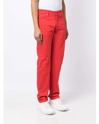 Jeans rossi di Kiton