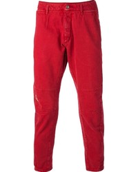 Jeans rossi di Tom Rebl