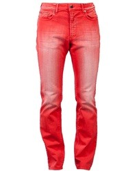 Jeans rossi di Versace