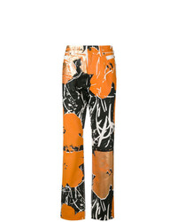 Jeans stampati arancioni di Calvin Klein 205W39nyc