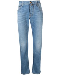 Jeans stampati azzurri di Jacob Cohen