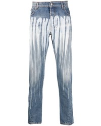 Jeans stampati azzurri di John Richmond