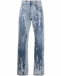 Jeans stampati azzurri di Just Cavalli