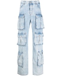 Jeans stampati azzurri di MSFTSrep